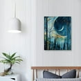thumbnail image 4 of LHONGY Dark Forest Canvas Wall Art, Forest Pictures Wall Decor, Moon Pictures Wall Decor, Vintage Botanical Wall Art, Dark Academia Wall Art, Farmhouse 12x16 in, 4 of 5