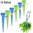 thumbnail image 1 of Automatic Watering For Potted Plants, Holiday Water Dispenser Adjustable Watering System With Control Valve Switch, Self-Watering Spike, Garden To Garden Plants Flowers Houseplant 12 Pieces, 1 of 7