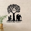 thumbnail image 3 of Custom Love Heart Metal Sign,Personalized Couples Name Wall Art,Wedding Date Keepsake Plaque ,Home Decor Family Gift for Lover Anniversary, 3 of 5