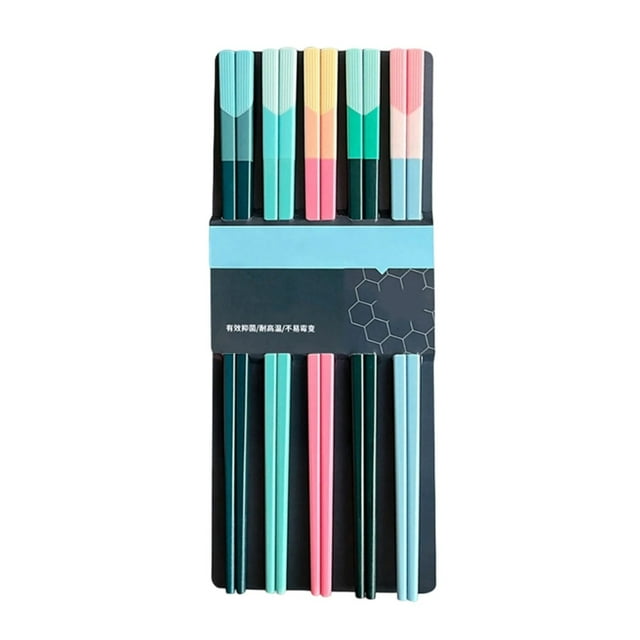 Tableware Reusable Chopsticks Set in Glass Fiber Material for Kitchen Use with Dishwasher Safe Convenience and Elegant Design