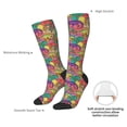 thumbnail image 5 of Picia Women Crew Soft Moisture-wicking Socks Colorful Dinosaur Pattern Design Cotton Socks, One Size fit All, 5 of 9