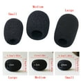 thumbnail image 2 of Mini Size Mic Headset Microphone Windscreen Foam Cover High-density Sponge, 2 of 15