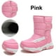 thumbnail image 1 of Zapatos Invierno Tobillo Botas Nieve para Niñas Con Pieles Forradas Impermeable, 1 of 9