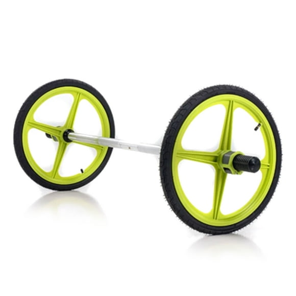 AXLE Lightweight Olympic Barbell with Weighted Plates (Straps Not Included)