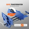 thumbnail image 4 of VEVOR Woodworking Vise, 13 inch Woodworking Bench Vise, Heavy-duty Cast Iron Vice for Workbench 10.6" Jaw Width, with Quick Release Lever for Woodworking, Cutting, and Drilling, 4 of 9