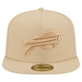 thumbnail image 2 of Men's New Era  Light Beige Buffalo Bills Color Pack A-Frame 59FIFTY Fitted Hat, 2 of 5