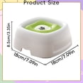 thumbnail image 3 of No Splash Dog Water Bowl – Floating, Splash-Proof Slow Feeder Pet Water Dish for Dogs & Cats, Anti-Spill Non-Slip Pet Bowl for Home & Travel (Green), 3 of 8