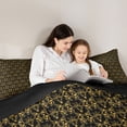 thumbnail image 5 of Feelyou Sheep Skeleton Teen Twin Comforter Sets, Gold Mandala Damask Bedding Set, 2pcs, 5 of 8