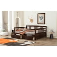 thumbnail image 3 of ARCTICSCORPION Full Daybed with Storage, Expresso, 3 of 7