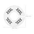 thumbnail image 2 of WHAMVOX 40pcs Round Plastic Closet Size Dividers for Wardrobe Organization Easy to Identify Clothing Rack Separators for Store and Display Room, 2 of 7