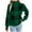 Green, variant on Womens Christmas Plaid Sweater Long Sleeve Xmas Pullover Turtleneck Sweater Cute Fall Winter Knitwear Tops, L Red