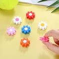 thumbnail image 6 of Tennis Racket Dampener [3PCS] - Funny Flower Shape Silicone Tennis Shock Absorber Racket Vibration Dampener [Red], 6 of 7