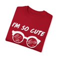 thumbnail image 3 of I'm So Cute Mom And Dad Did It Again Big Brother Sister Unisex Garment-Dyed T-shirt, 3 of 4