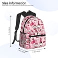 thumbnail image 4 of Haiem Garden Gnomes Lightweight Backpack for School, Classic Basic Water Resistant Casual Daypack for Travel with Bottle Side Pockets, 4 of 8
