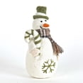 thumbnail image 1 of Felted Snowman Figurine, 1 of 1