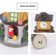 thumbnail image 3 of BinKFF Christmas Village Sets-Christmas Decorations,LED Lighted Christmas Village Houses with Figurines, Christmas Village Collection Indoor Room Decor - Collectible Buildings, 3 of 8