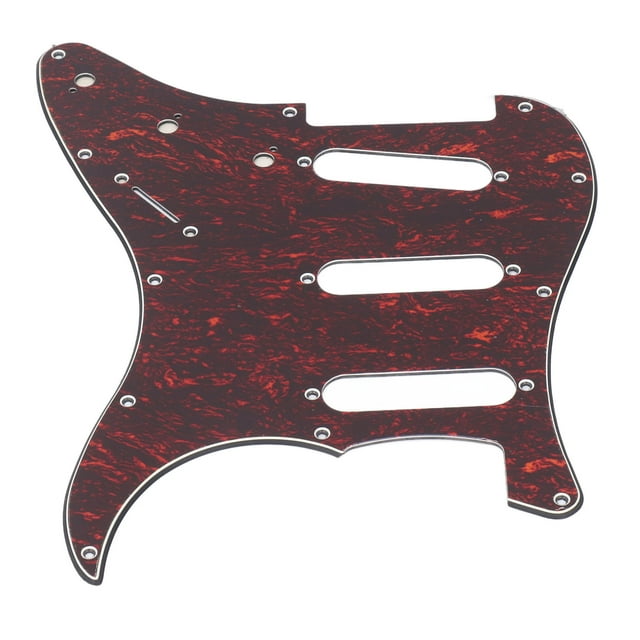 Electric Guitar Pickguard 11 Hole Plastic Front Pick Guard Replacement for Guitars