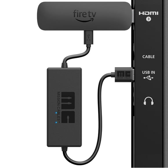 Cable de alimentación USB hecho para Amazon Fire TV Stick 4K