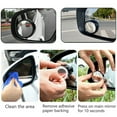 thumbnail image 3 of Blind Mirror,Blind Mirror 2 X Car Side Wide Round Rear Side Car Blind Mirror Round Side Mirror Adjustable Rear Round Mirror Rearview Mirror Side Blind Rearview Ajcoflt Mirror Buzhi 2 Qisuo, 3 of 6
