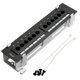 thumbnail image 1 of Kit de herramientas de red, panel de conexión CAT6 de 12 puertos, RJ45, montaje en pared con soporte de pared, 1 of 6