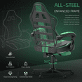 thumbnail image 6 of Huracan Gaming Chair with Footrest and Massage, Ergonomic High Back Office Gamer Chair for Adults, Swivel Computer Chair with Lumbar Support and Headrest, 6 of 7
