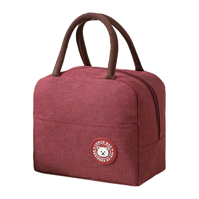 Fiambrera isotérmica personalizada - Bonito diseño, papel de aluminio grueso y multifuncional, para mujeres, niños y picnics al aire libre