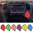 thumbnail image 5 of 1Pcs Auto Shine Paper Hanging Car Air Freshener Vanilla Shape Air Leaf Freshener Shipping Y4D2 J3B2, 5 of 10