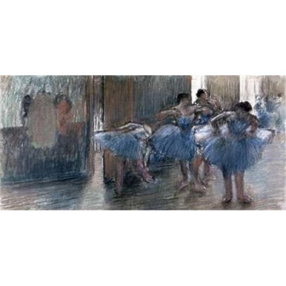 Bentley Global Arts PDX277313SMALL Dancers Poster Print by Edgar Degas, 10 x 20 - Small