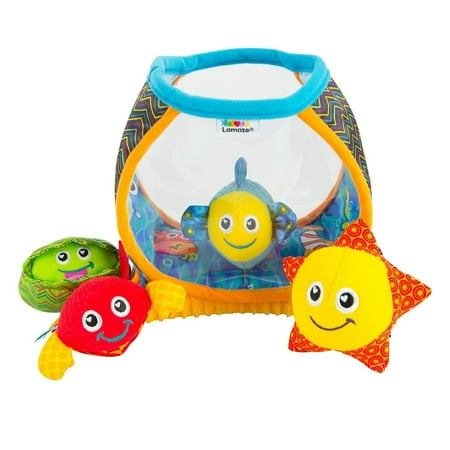 UPC: 0796714272047 | LAMAZE – My First Fishbowl Toy Capture Baby s Curiosity with Sea Creatures to Rattle Squeak and Collect with Colorful Patterns Interesting Textures and Unique Sounds 6 Months and Older