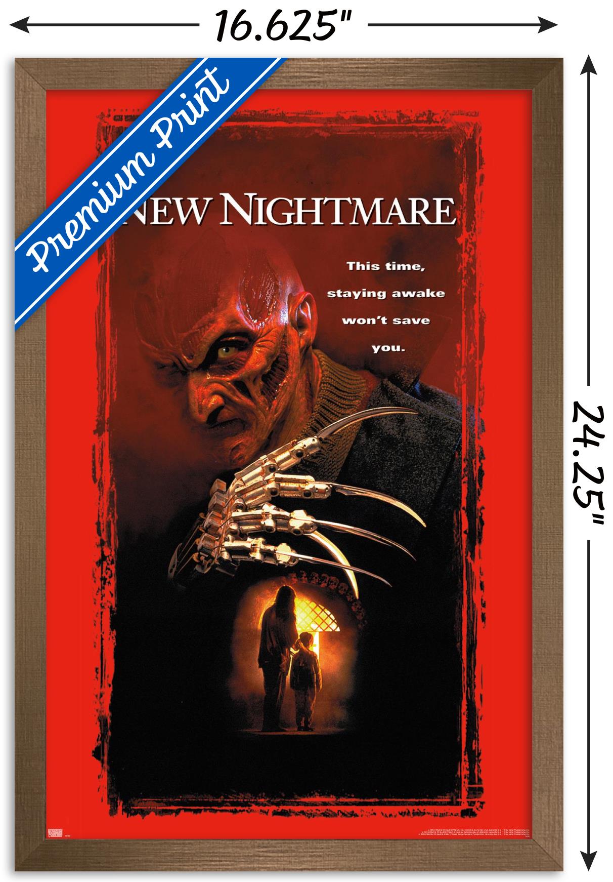 New Nightmare - One Sheet Wall Poster, 14.725" x 22.375" Framed