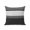 Gray Black, variant on Outdoor Pillow Waterproof 1 Pack, Blue Brown Morocco Patio Throw Pillows for Couch Bed Sofa with Insert, Geometric Stripes Aqua Stitching Decorative Travel/Reading/Camping Pillow Set 16x16 Inch