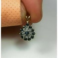 thumbnail image 3 of 2.20Ct Pear Cut Lab Created Blue Sapphire Charm Pendant 14K Yellow Gold Plated 18'', 3 of 4
