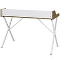 thumbnail image 3 of Modway Bin Contemporary Modern Writing Desk With Storage Cubbies in Walnut, 3 of 4
