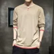 thumbnail image 3 of Sudaderas Cuello Redondo Capa Base Unicolor Hombre Jerseys Camiseta Lisa para Hombre Divertida Ropa de Calle Social Original Manga Larga Completa, 3 of 5