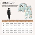 thumbnail image 4 of Fotbe Cute Cows Conjunto de Pijama de Manga Larga para Mujer con Estampado, Ropa de Dormir de 2 Piezas, Conjunto de Casa Suave y Cómodo con Bolsillos-X-Large, 4 of 7