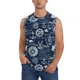thumbnail image 1 of Balery Sailing Cruises Nautical Camisetas sin mangas para hombre, absorbe la humedad y protege contra el mal olor.-X-Large, 1 of 7