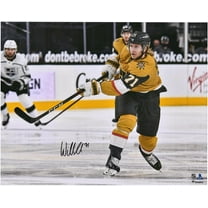 William Karlsson Vegas Golden Knights Autographed 16" x 20" Gold Jersey Shooting Photograph - Fanatics Authentic Certified