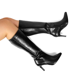 thumbnail image 3 of Bota Media tacon delgado Mujer Flexi Piel 104507 Negro Flexi Piel, 3 of 3