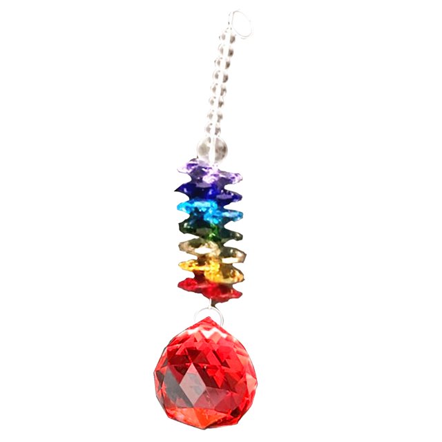 Atrapasueños de cristal, lámpara de araña Rainbow Maker, decoración de prisma colgante para el hogar, coche, oficina