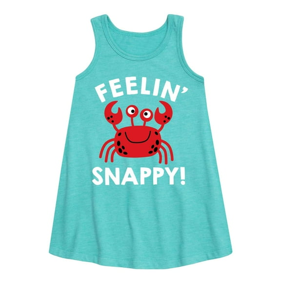 Instant Message - Feelin Snappy - Toddler And Youth Girls Aline Dress