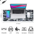 thumbnail image 5 of Grey Series Camouflage &nbsp;mousepad Gamingwaterproofno Slip&nbsp;for Office Home Work GamingmousepadsRubber Base Mousepad with Stitched Edges 31.5x11.8inches, 5 of 7
