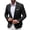 Black, variant on Mens Sport Coats Casual Blazer Stylish Two Button Lightweight Suit Jacket for Daily Wedding