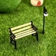 thumbnail image 4 of 1 juego de mini muebles de casa, mini farola, banco en miniatura, juguetes en miniatura para niños, muebles de casa de muñecas, decoración, 4 of 5