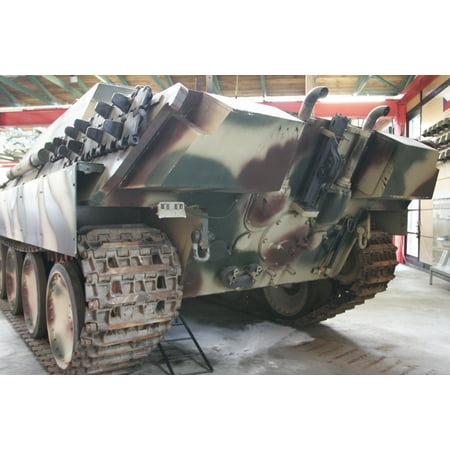 Sd Kfz.171 Panther LAMINATED POSTER Deutsch: Panzerbefehlswagen V Panther Ausf.A (Sd.Kfz. 267), R???’_ckseite im Deutschen Panzermuseum M Poster Print 24 x 36 ()