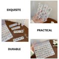 thumbnail image 3 of Shisuyan Organisateur de Rangement Transparent pour Boucles d'Oreilles 1Pcs 8.06x6.68x1.06 Po, 3 of 8