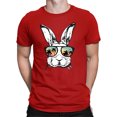 thumbnail image 2 of Christian T Shirts for Men Street Hop Printing Short Sleeve Fashion Design Jesus Shirt for Men,Red,3XL, 2 of 3