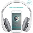 thumbnail image 2 of Auriculares Bluetooth Riwbox XBT-80 Inalámbricos Over-Ear Plateado-Blanco, 2 of 3