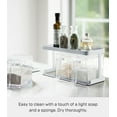 thumbnail image 6 of Yamazaki Home Pantry Organizer - Triple, White, Steel + Plastic, 8.25 cups, 1.95 liters, Handles, No Assembly, 6 of 7