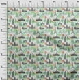 thumbnail image 3 of oneOone Silk Tabby Sea Green Fabric Travel Sewing Material Print Fabric By The Yard 42 Inch Wide, 3 of 4
