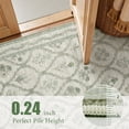 thumbnail image 5 of FelixKing 2'x3' Area Rugs for Living Room Vintage Botanical Plaid Distressed Rug Machine Washable Non-Slip for Bedroom Beige, 5 of 7
